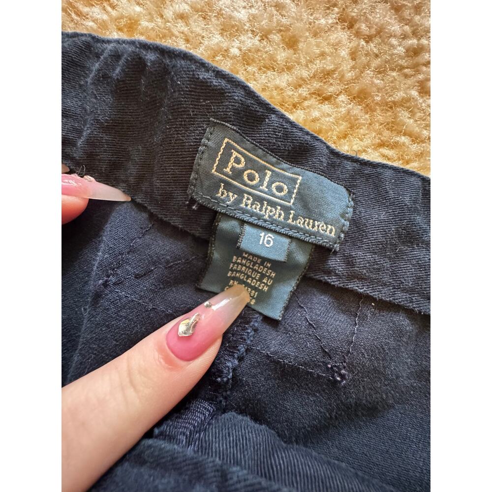 EUC Boys Ralph Lauren Polo Navy Blue Shorts Size 16 - Picture 4 of 7
